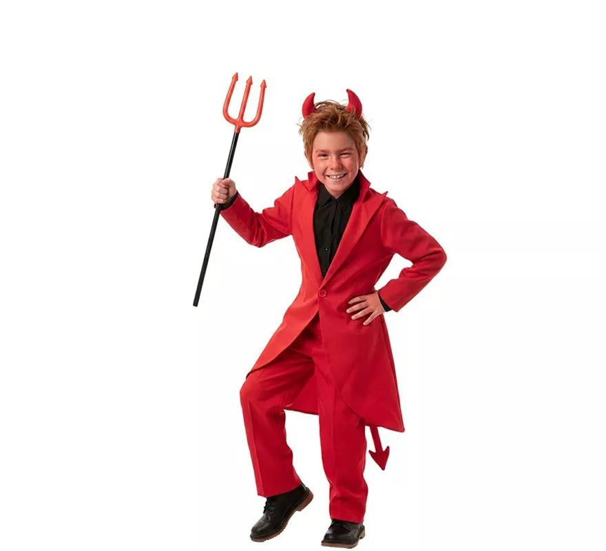 Disfraz de Demonio Elegante con chaqueta para niño