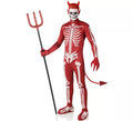 Disfraz de Demonio Esqueleto rojo para hombre