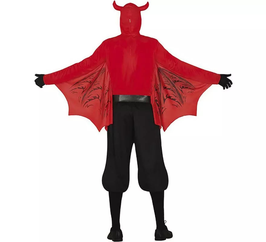 Translation missing: en.Disfraz de Demonio Temible rojo para hombre