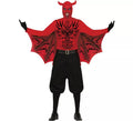 Disfraz de Demonio Temible rojo para hombre