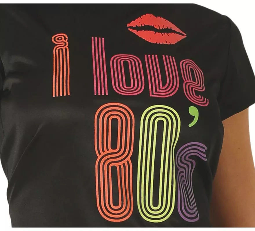 Translation missing: en.Disfraz de Deportista I Love 80 para mujer