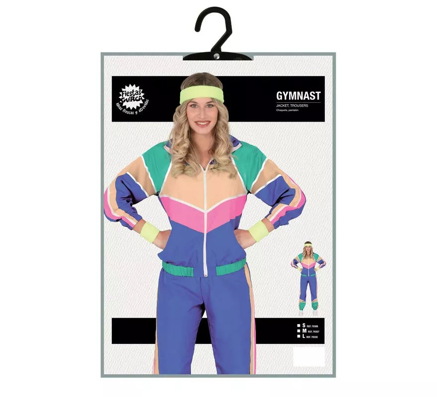 Disfraz de Deportista Ochentera para mujer