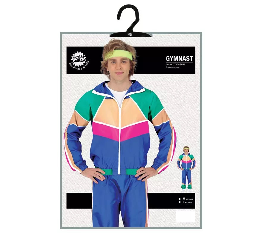 Disfraz de Deportista Ochentero para hombre