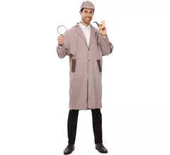 Men's 1930s Detective Costume with Hat