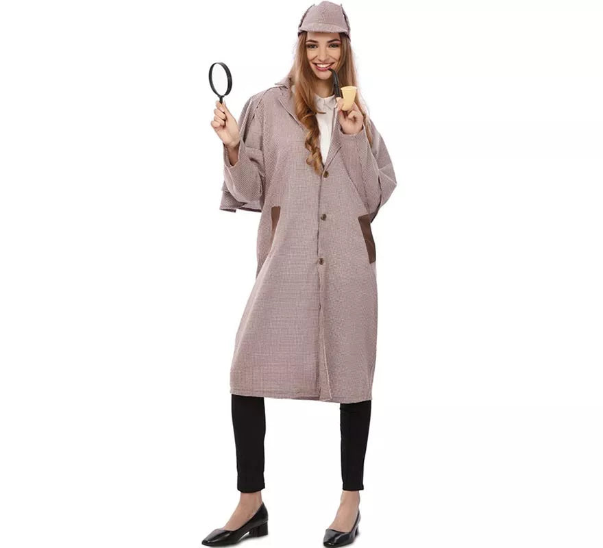 Disfraz de Detective de los años 30 con gorro para hombre