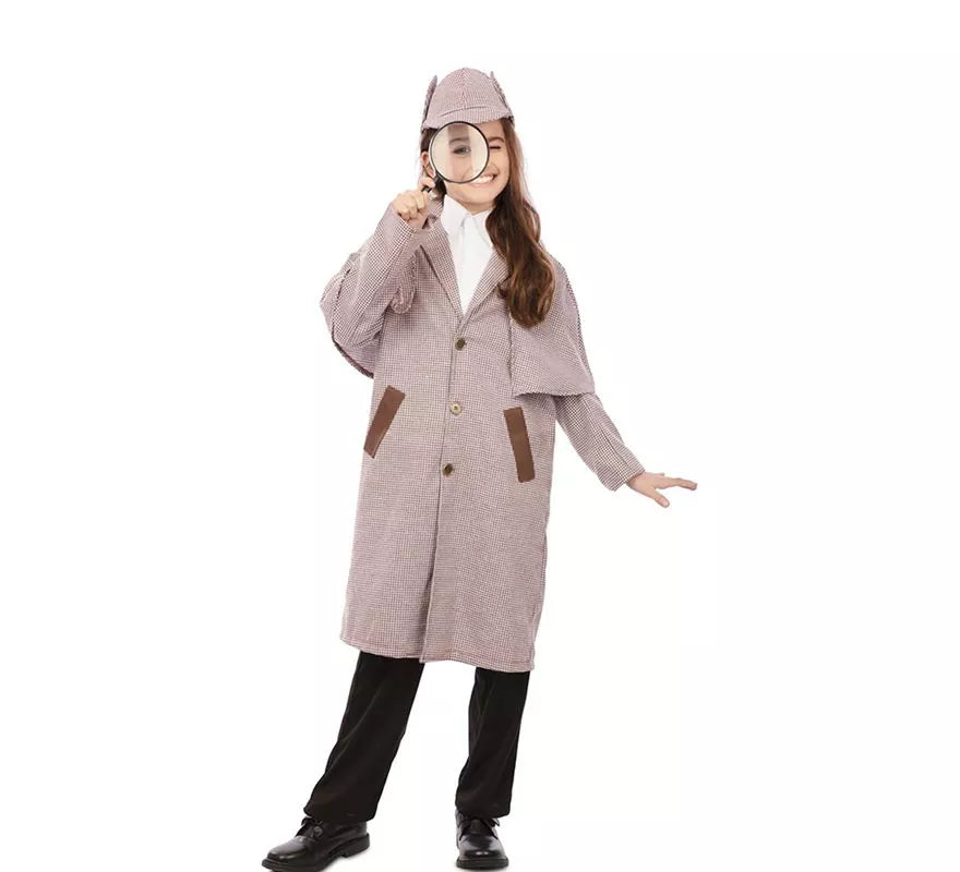Disfraz de Detective de los años 30 con gorro para niño