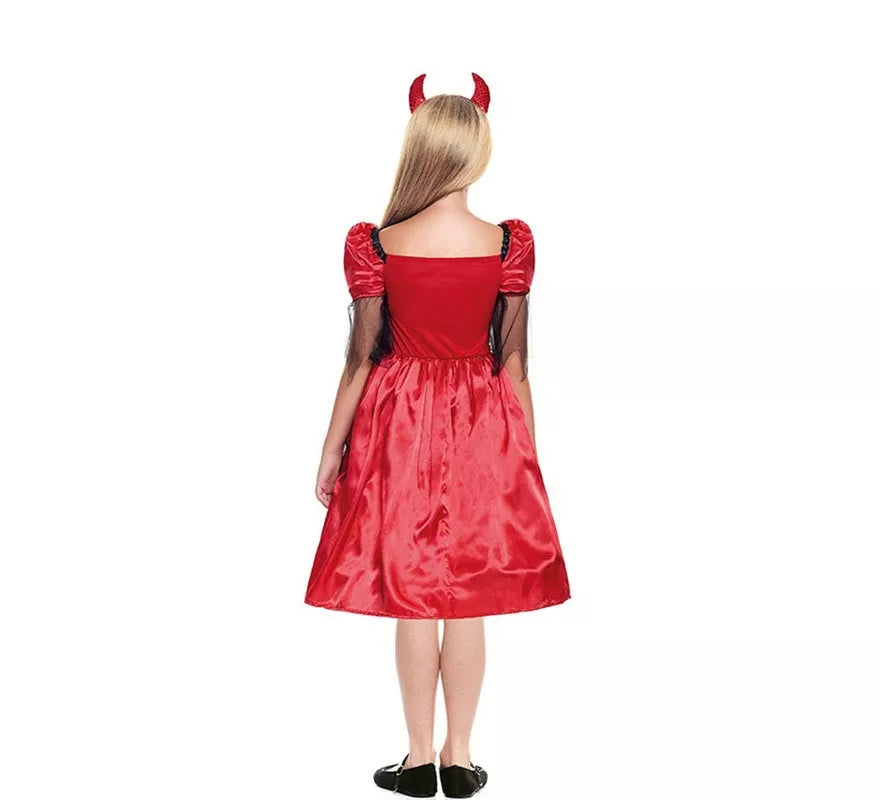 Disfraz de Diablesa Dark Flame para niña