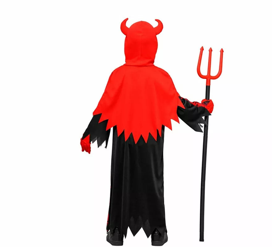 Translation missing: en.Disfraz de Diablo en Llamas con Capucha para niños