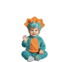 Blue and Orange Dinosaur Costume for Baby