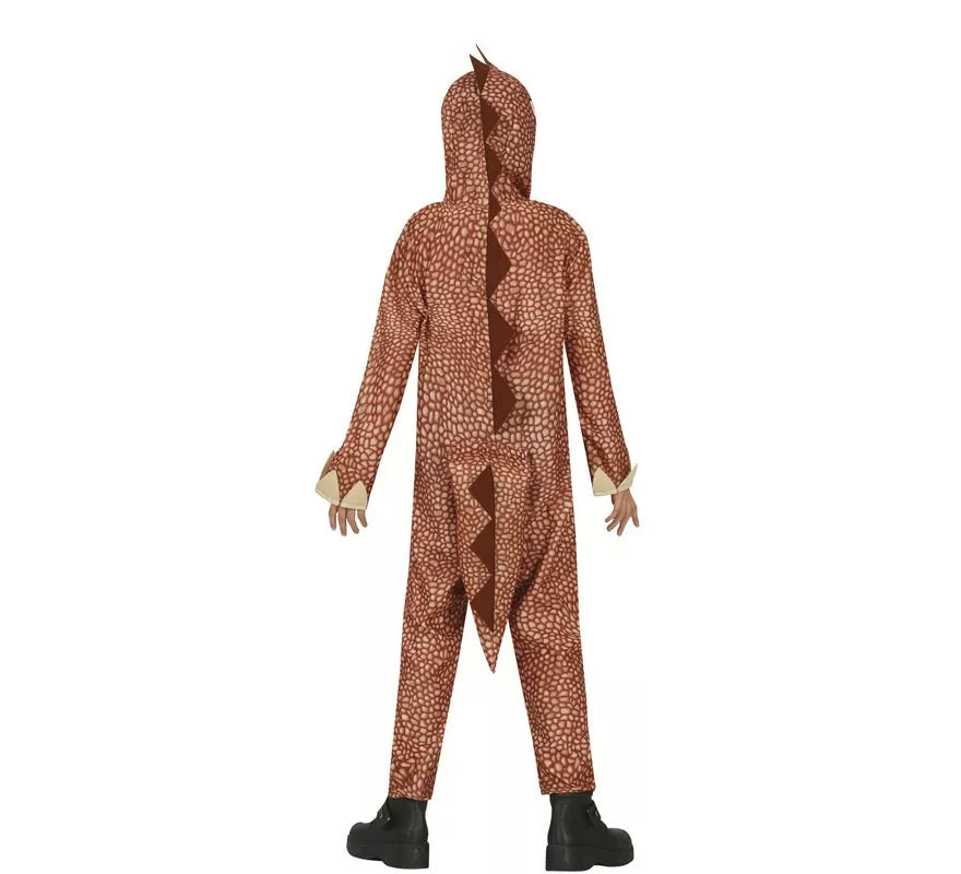 Disfraz de Dinosaurio marrón para niños