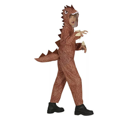 Disfraz de Dinosaurio marrón para niños