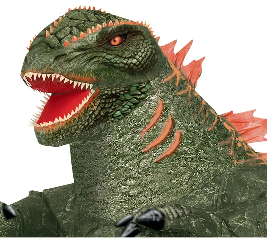 Disfraz de Dinosaurio Mutante hinchable para adultos