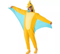 Disfraz de Dinosaurio Pterodáctilo amarillo para adultos