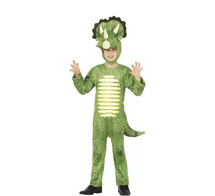 Disfraz de Dinosaurio Triceratops para niños