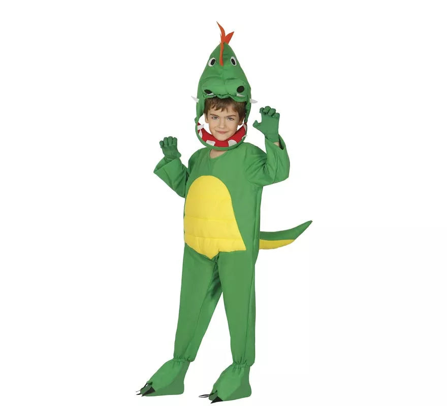 Disfraz de Dinosaurio verde