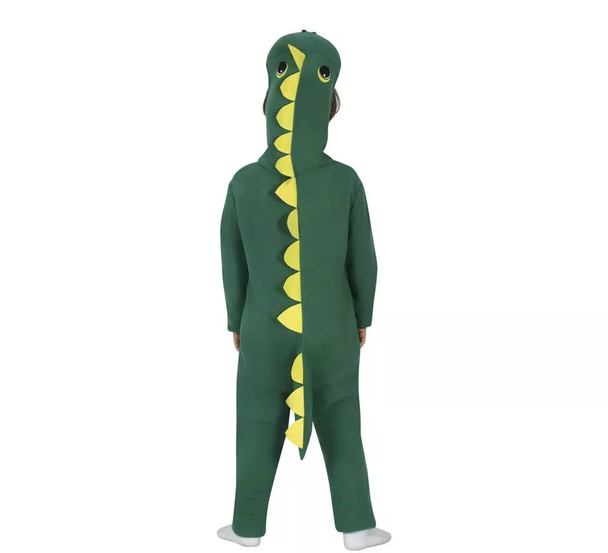 Disfraz de Dinosaurio verde para niños