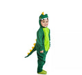 Disfraz de Dinosaurio verde para niños