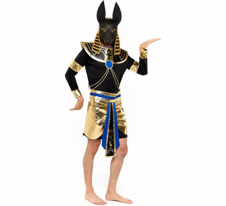 Translation missing: en.Disfraz de Dios Egipcio Anubis para hombre