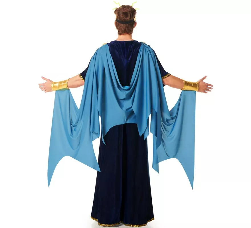 Disfraz de Dios Griego Hades con Capa para hombre