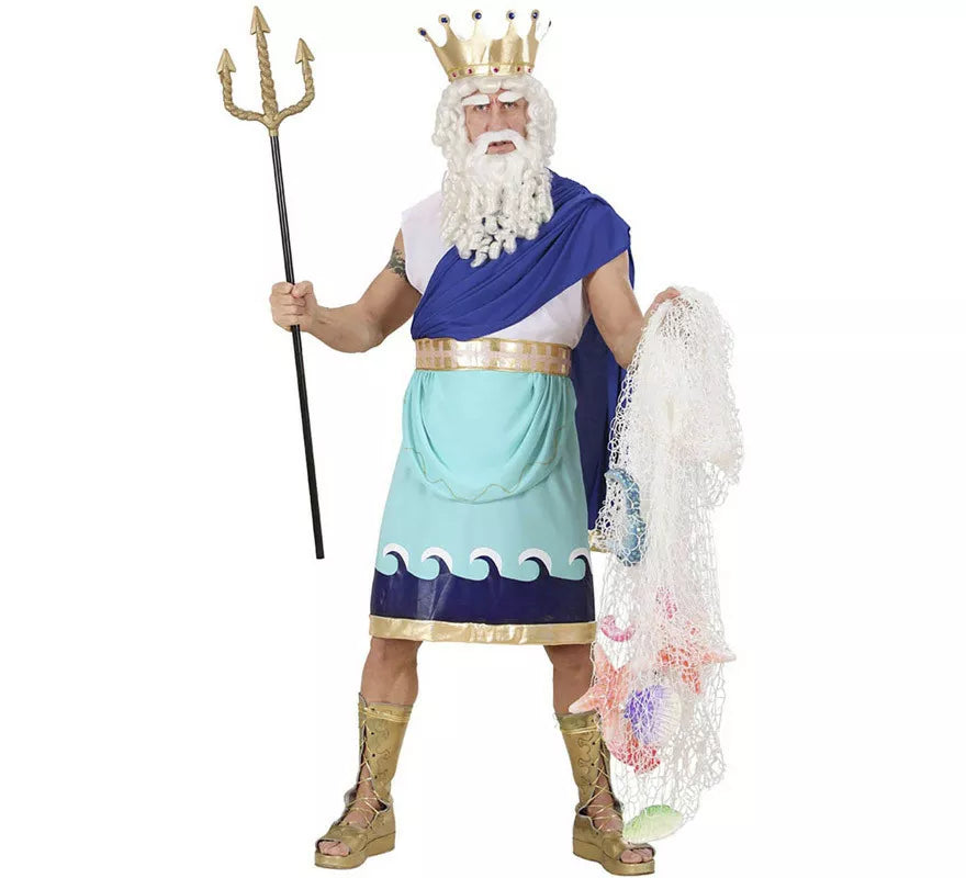 Translation missing: en.Disfraz de Dios Poseidón o Neptuno para hombre