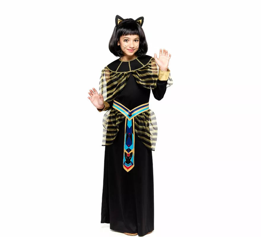 Translation missing: en.Disfraz de Diosa Bastet Egipcia para niña