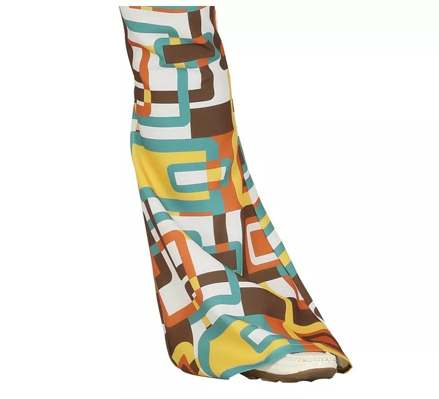 Disfraz de Disco Años 70 Multicolor para hombre