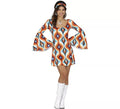 Disfraz de Disco Años 70 vestido para mujer