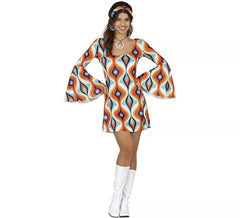 70s Disco Costume Dress for Women
