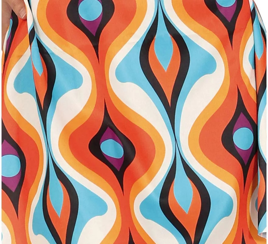 Disfraz de Disco Años 70 vestido para mujer