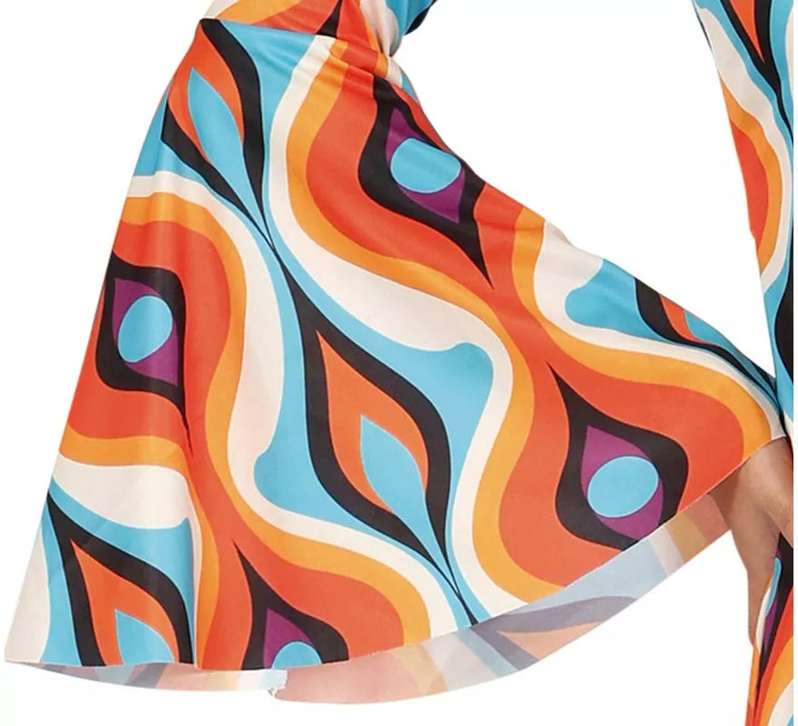 Disfraz de Disco Años 70 vestido para mujer
