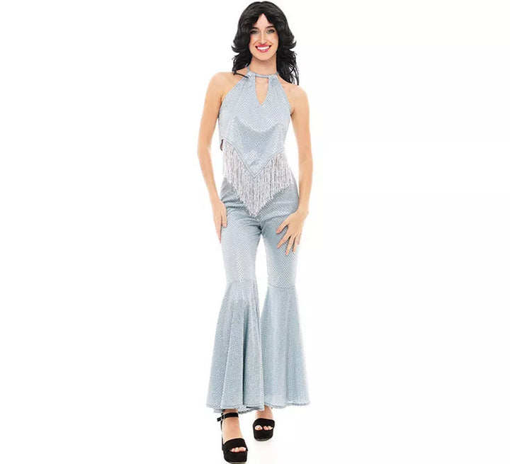 Disfraz de Disco Dance Brillante para mujer