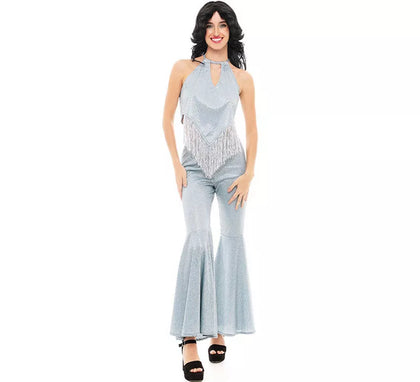 Disfraz de Disco Dance Brillante para mujer