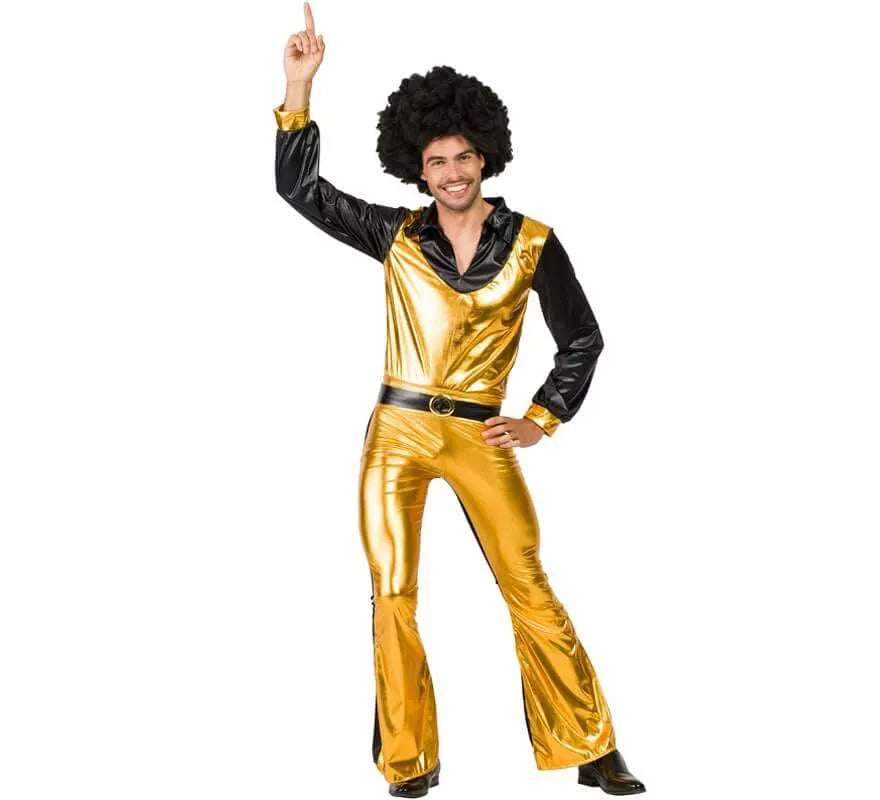 Disfraz de Disco Dorado para hombre
