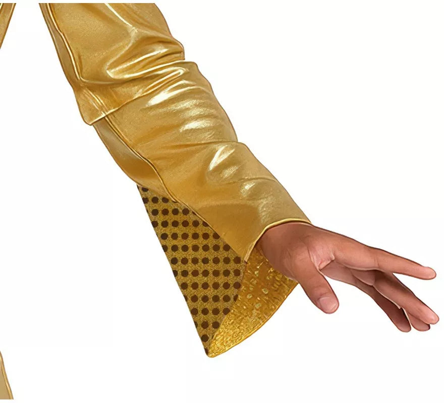 Disfraz de Disco dorado para hombre