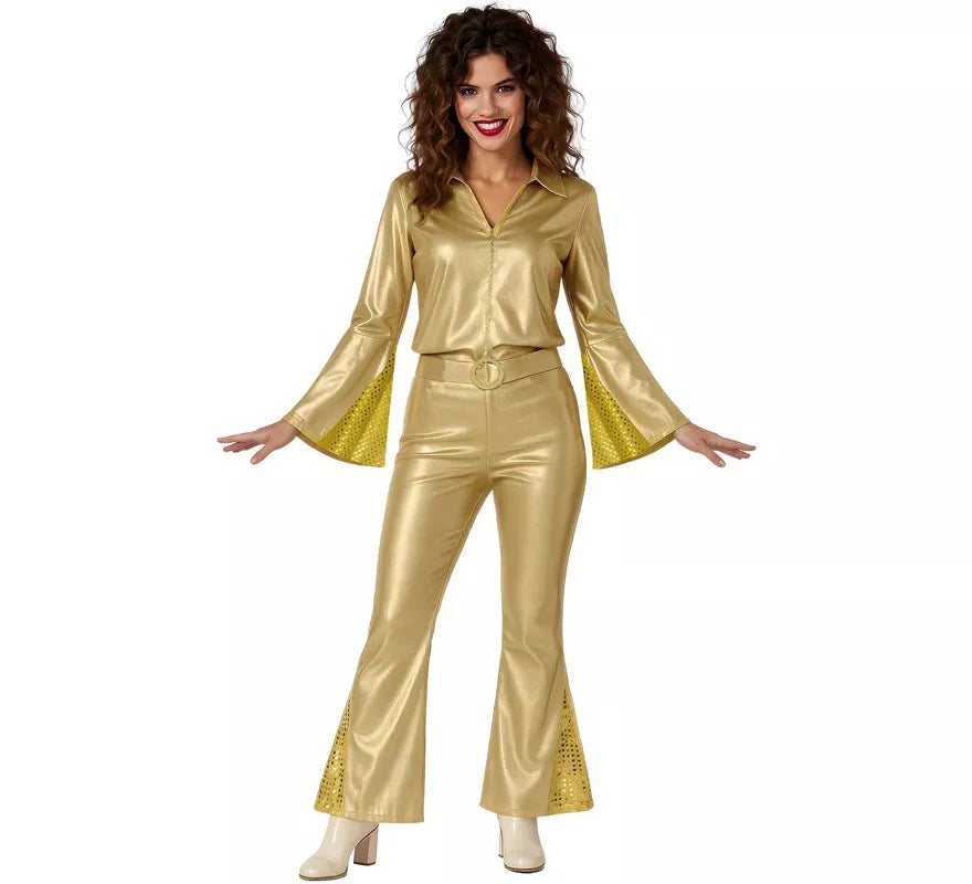 Translation missing: en.Disfraz de Disco dorado para mujer