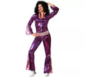 Disfraz de Disco Fucsia para mujer