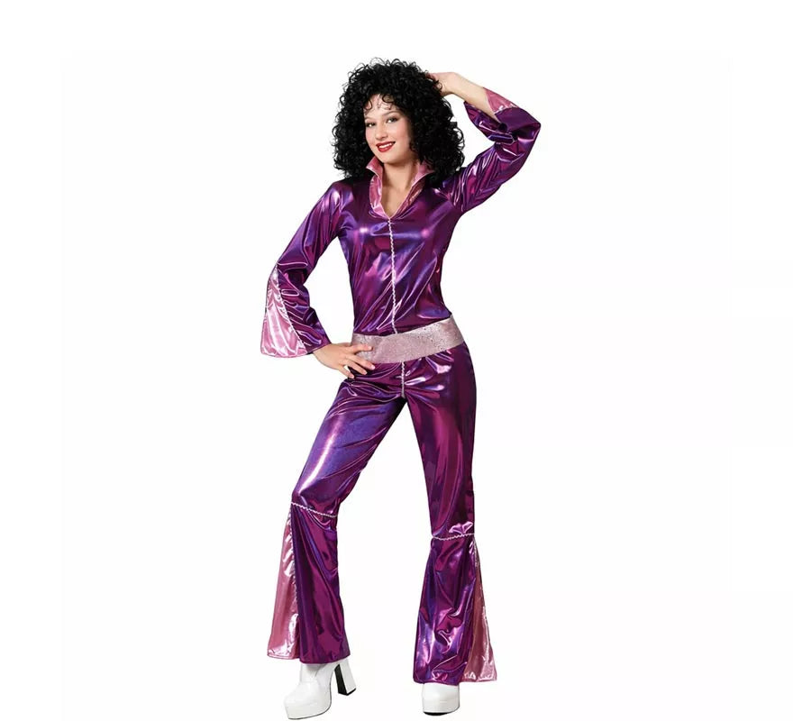 Translation missing: en.Disfraz de Disco Fucsia para mujer