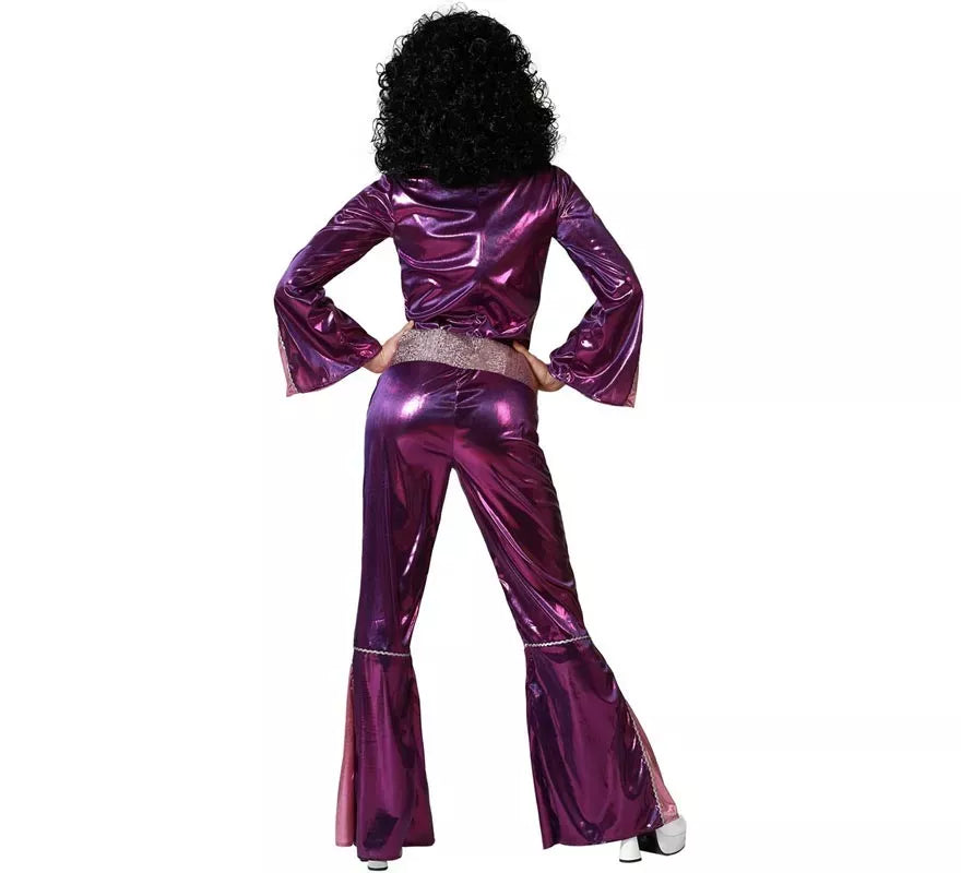 Disfraz de Disco Fucsia para mujer
