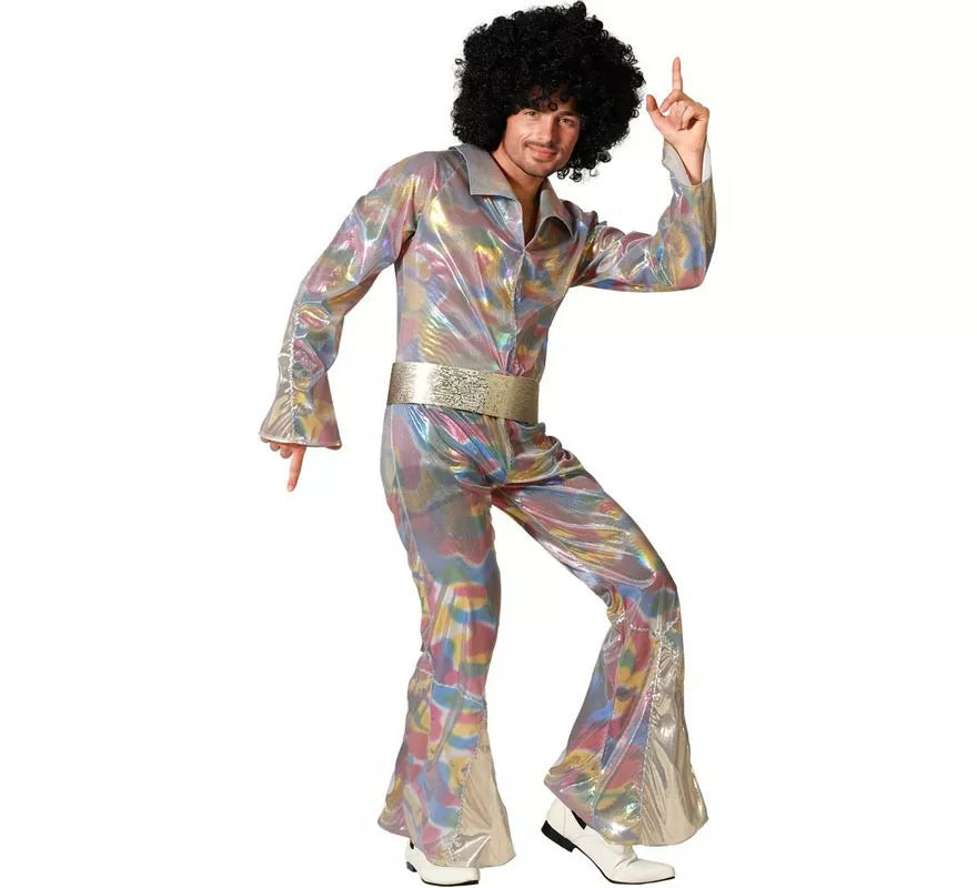 Translation missing: en.Disfraz de Disco multicolor para hombre