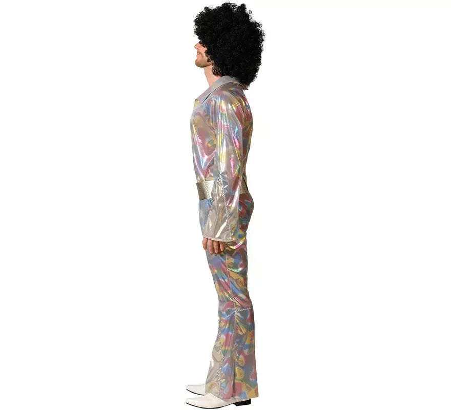 Translation missing: en.Disfraz de Disco multicolor para hombre