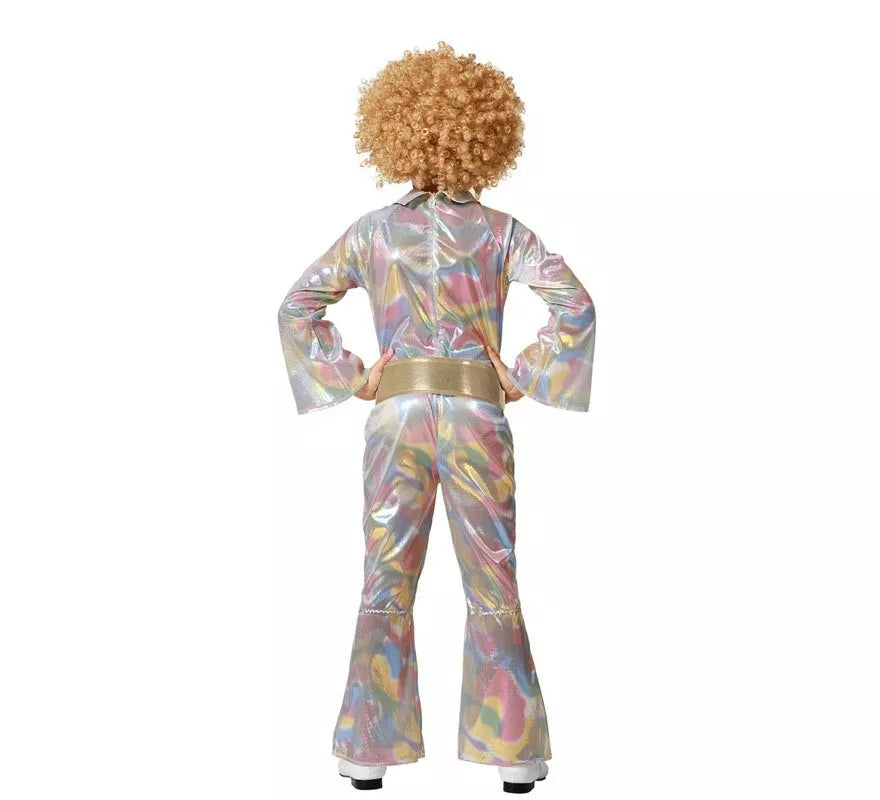 Disfraz de Disco multicolor para niños