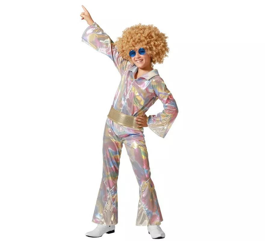 Disfraz de Disco multicolor para niños