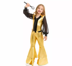 Gold Disco Costume for Girls