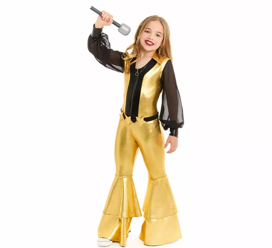 Translation missing: en.Disfraz de Disco oro para niña
