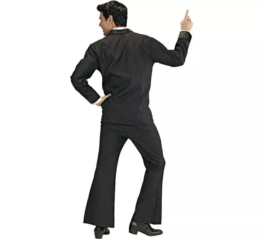 Translation missing: en.Disfraz de Disco Party negro para hombre