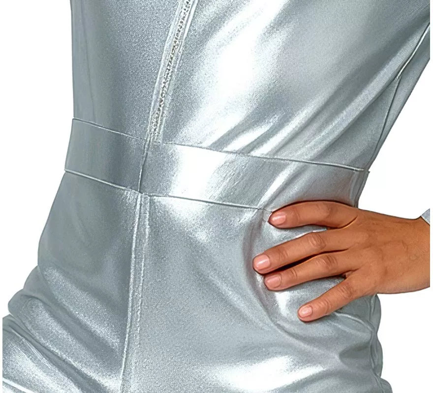 Disfraz de Disco plata para hombre