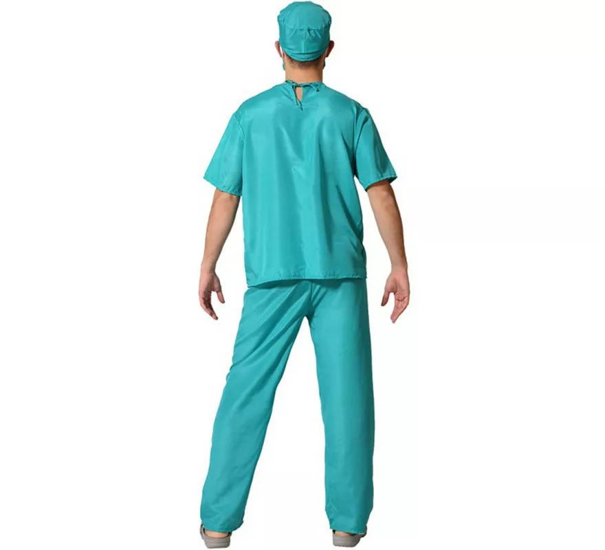 Translation missing: en.Disfraz de Doctor Azul con Mangas Cortas para Hombre