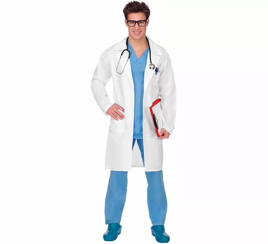 Disfraz de Doctor con Bata para hombre