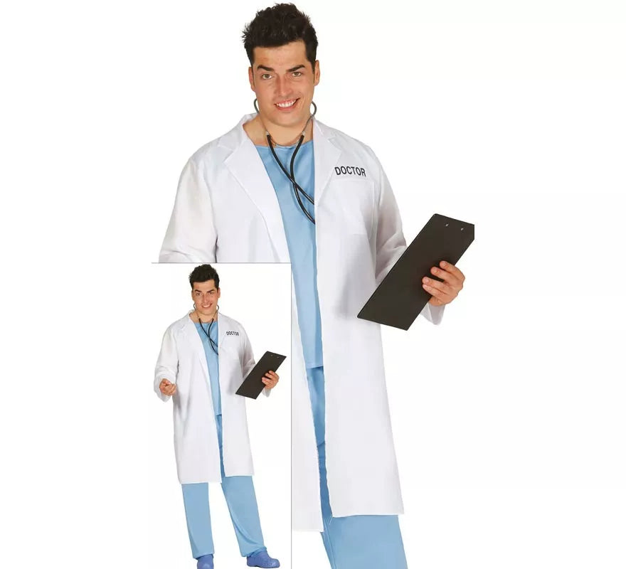 Translation missing: en.Disfraz de Doctor con bata para hombre