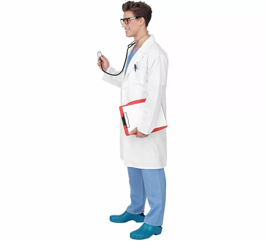 Disfraz de Doctor con Bata para hombre
